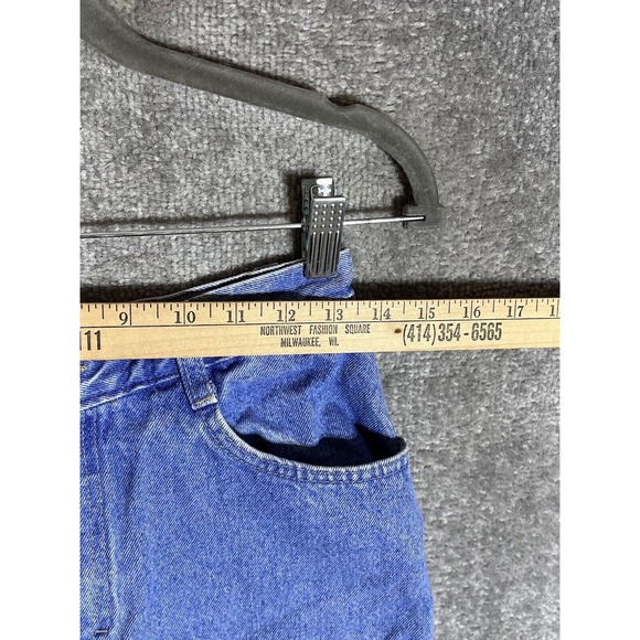 Vintage Gitano Cutoff Mom High Rise Jean Shorts Women Size 8 Blue Cotton Pockets - Picture 5 of 7
